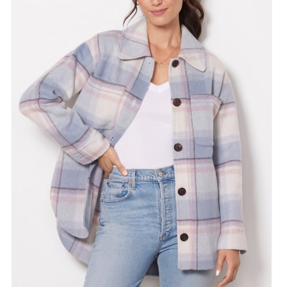 Rails - Connie Shirt Jacket Junean Plaid Size Medium NWT